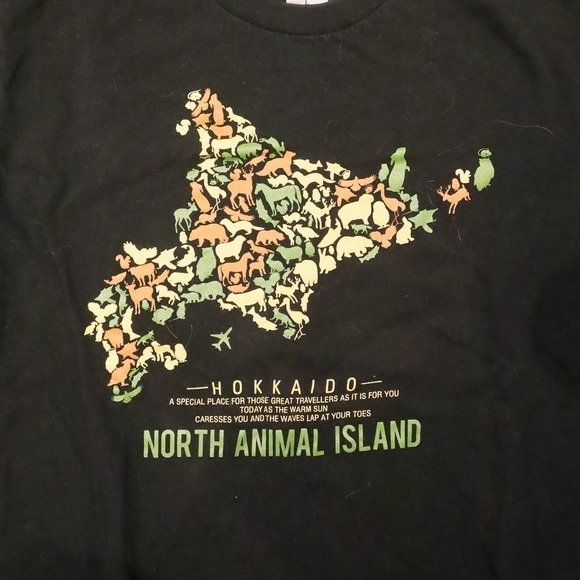 HOKKAIDO Heavyweight  graphic tee size Large - Picture 2 of 3